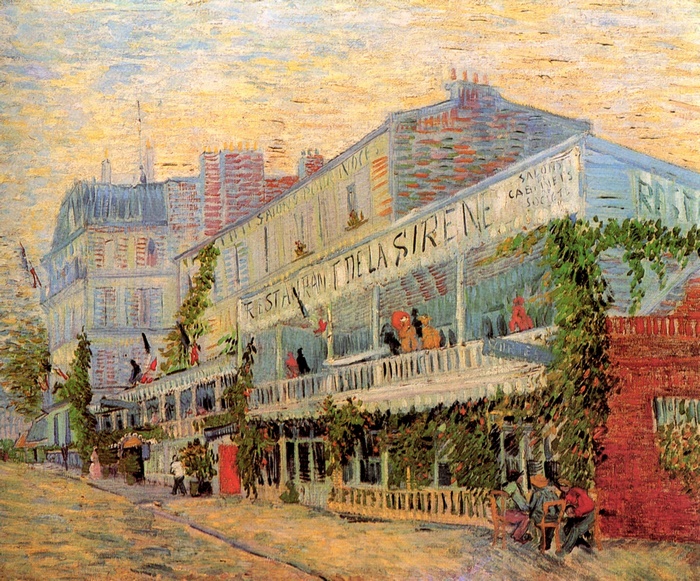 Restaurant de la Sirene at Asnieres painting