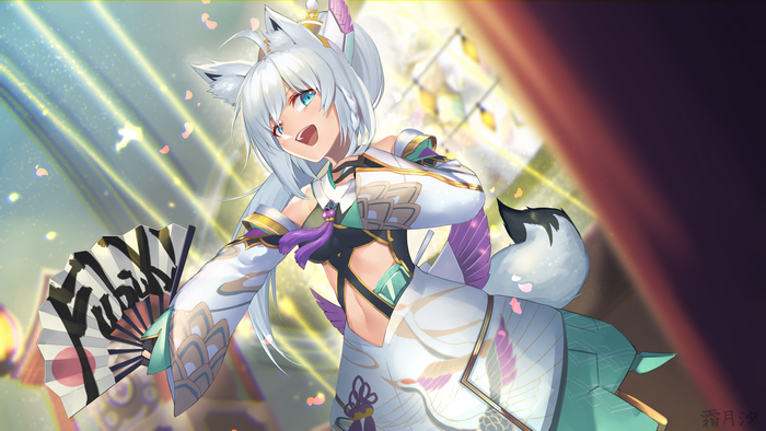 Shirakami Fubuki from Hololive