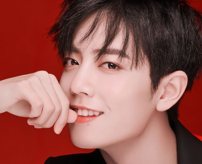 Xiao Zhan close-up portrait