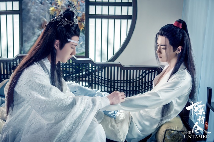 Lan Wangji and Wei Wuxian from The Untamed