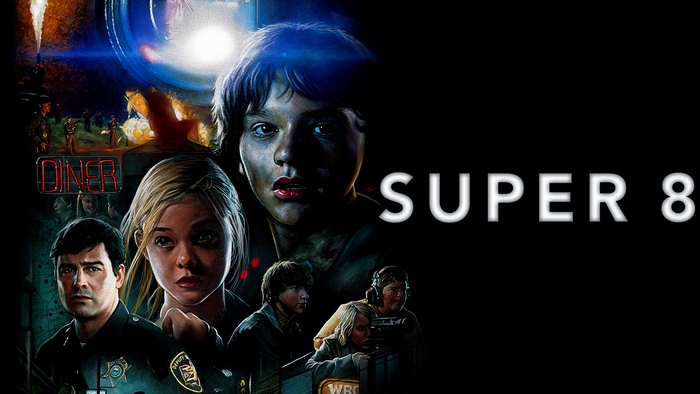 Super 8 movie poster with cast