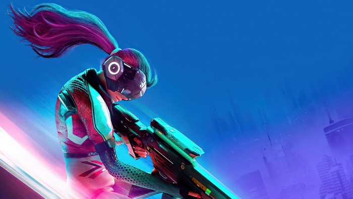 Character from Hyper Scape 4K