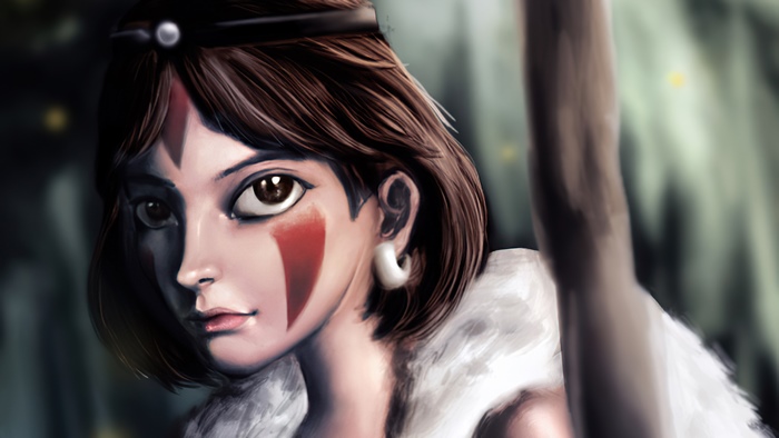 San from Princess Mononoke 4K
