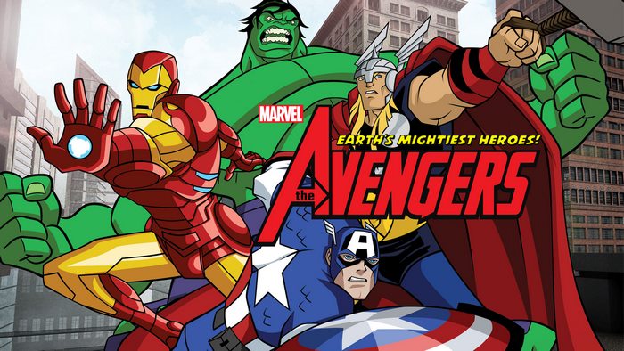The Avengers: Earth's Mightiest Heroes with Iron Man, Hulk, Thor, and Captain America