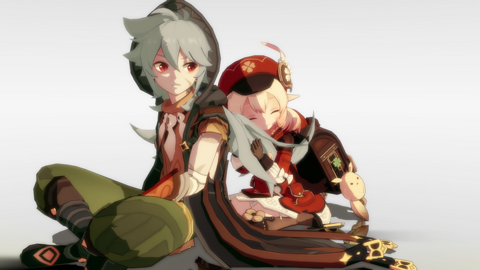 Klee and Razor from Genshin Impact