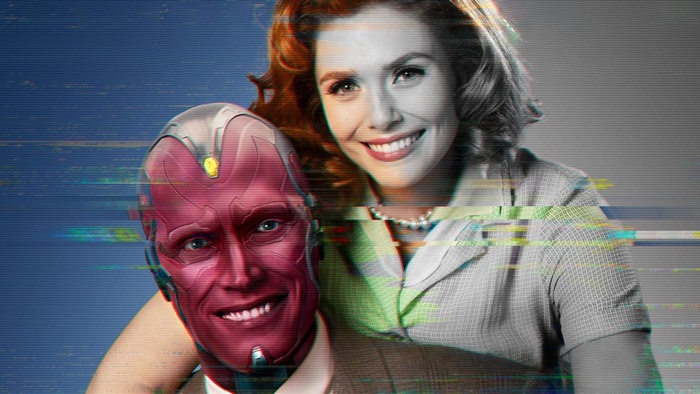 Vision and Wanda Maximoff from WandaVision