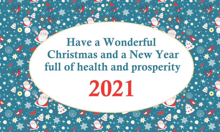 Christmas and New Year 2021 Greeting