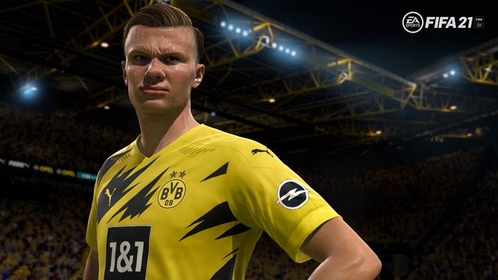 Erling Haaland from FIFA 21 4K