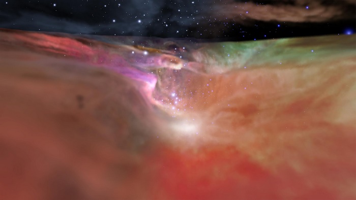 Sci Fi Nebula with Stars