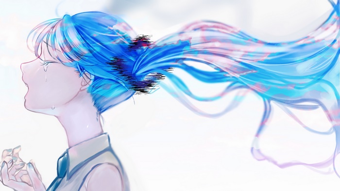 Hatsune Miku Crying