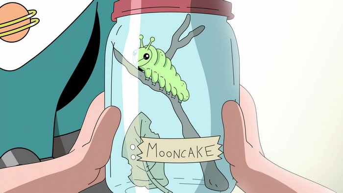 Mooncake the Caterpillar in a Jar from Final Space