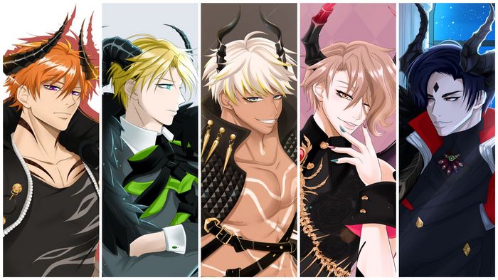 Characters from Obey Me! Shall We Date?