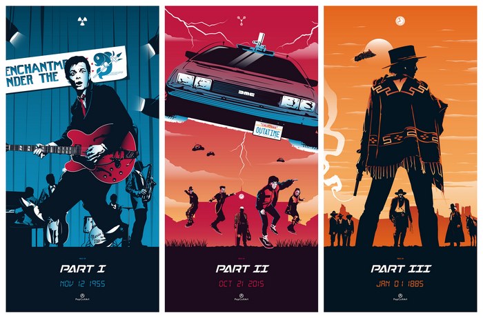 Back to the Future Trilogy Posters