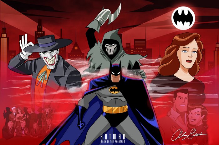 Batman: Mask of the Phantasm with Joker and Phantasm