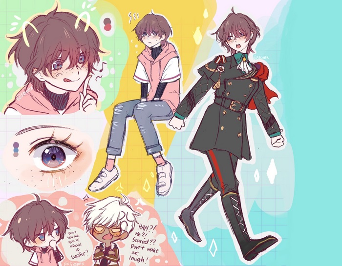 Obey Me! Shall We Date? character art