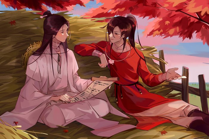 Xie Lian and Hua Cheng from Heaven Official's Blessing