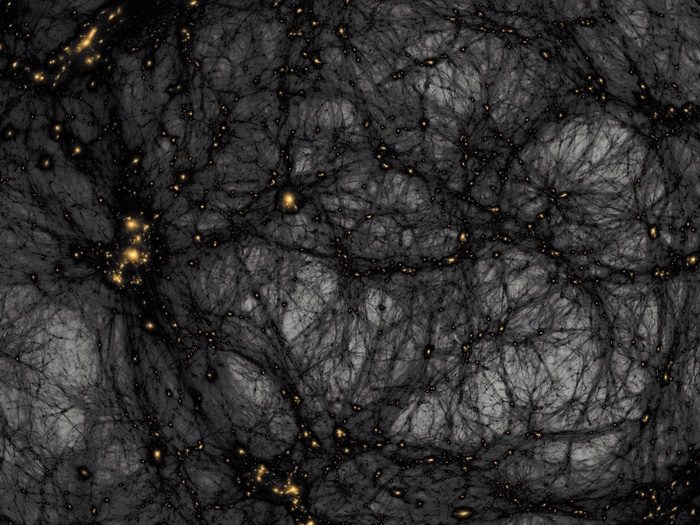 Simulation of the Universe's Cosmic Web