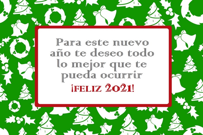 Happy New Year 2021 Greeting Card