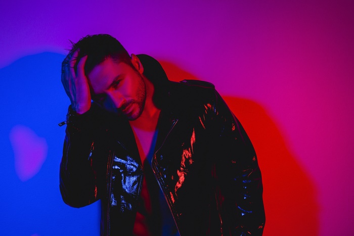 Sergey Lazarev in a black jacket