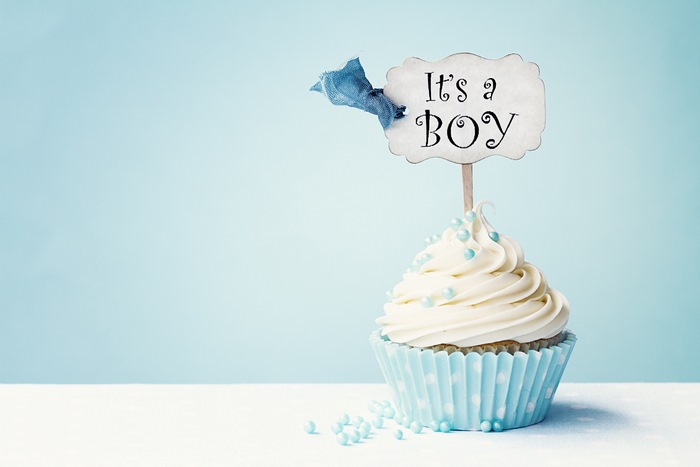 Its a Boy Cupcake