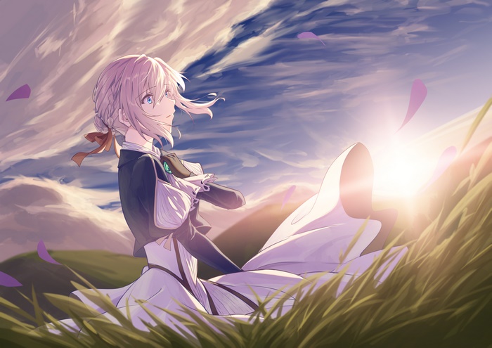 Violet Evergarden Hd Blue Eyes Violet Evergarden Anime Violet