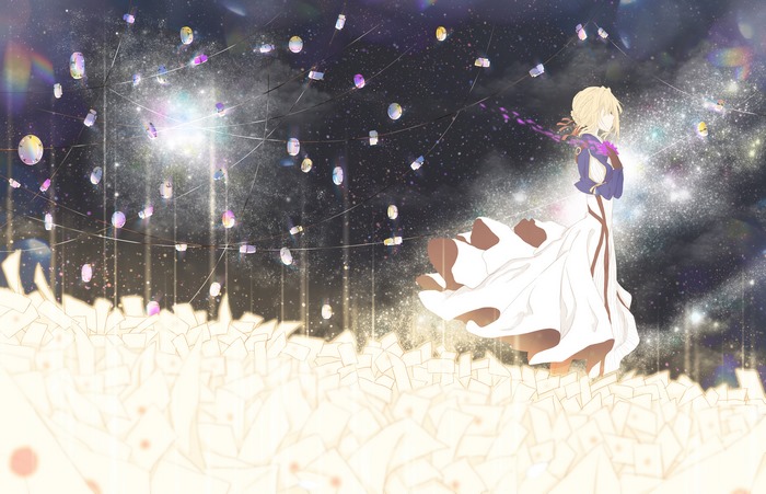 Violet Evergarden HD, Violet Evergarden (Character), Blonde, Violet ...