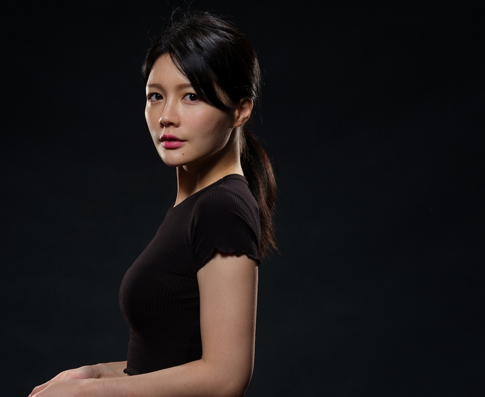 Asian Woman Model with Black Hair 4K