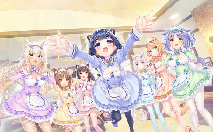 Nekopara: Chocola, Cinnamon, Coconut, Vanilla, Maple, and Azuki