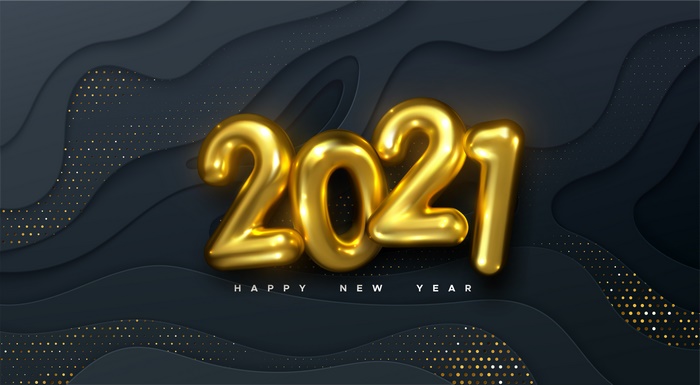 Happy New Year 2021 4K