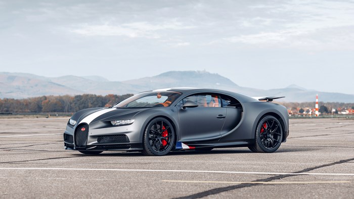 Bugatti Chiron 4K Supercar on a Racetrack
