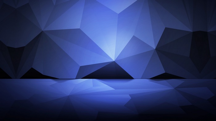 Abstract Blue Geometric Background