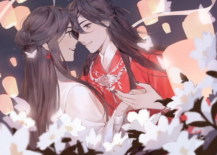Xie Lian and Hua Cheng from Heaven Official's Blessing