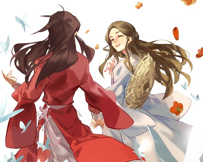 Xie Lian and Hua Cheng from Heaven Official's Blessing
