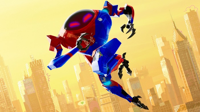 Peni Parker and SP//dr from Spider-Man: Into the Spider-Verse