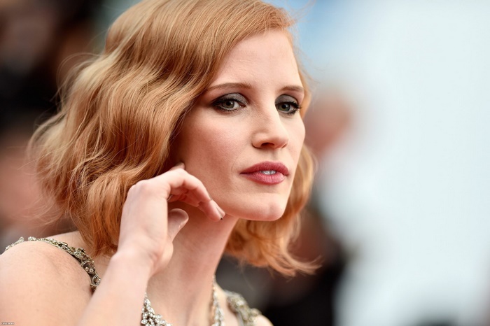 Jessica Chastain with Short Red Hair