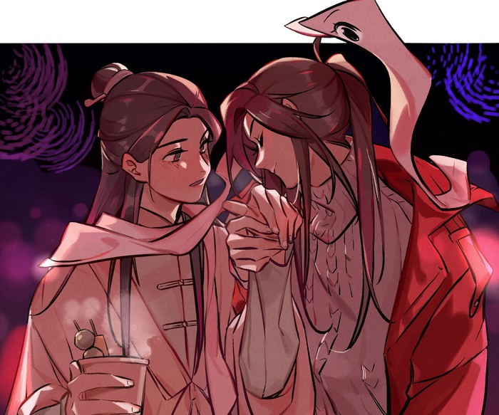 Hua Cheng and Xie Lian from Heaven Official's Blessing