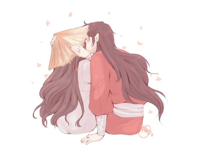 Hua Cheng and Xie Lian from Heaven Official's Blessing