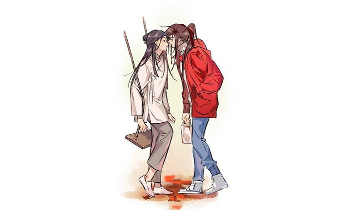Xie Lian and Hua Cheng from Heaven Official's Blessing