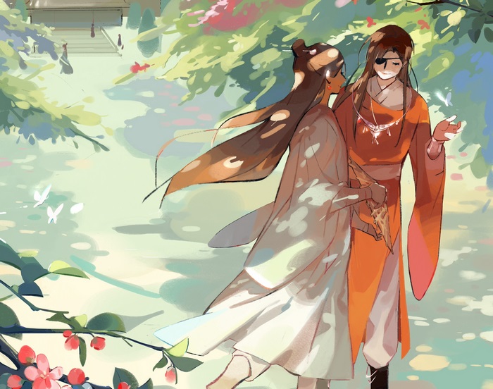 Xie Lian and Hua Cheng from Heaven Official's Blessing