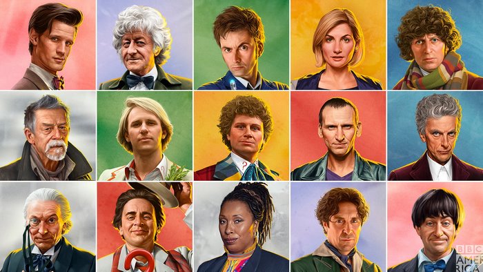 The Doctors from Doctor Who