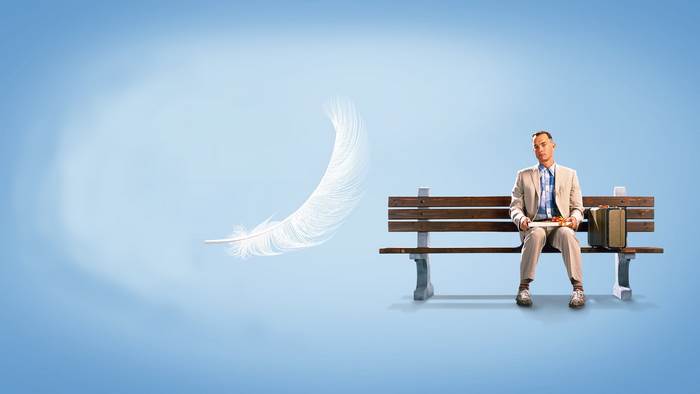 Forrest Gump 4K with Tom Hanks on a bench