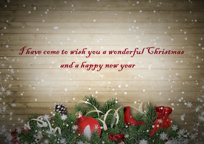 Merry Christmas and Happy New Year Wishes