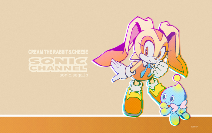 Cream the Rabbit and Cheese from Sonic Channel