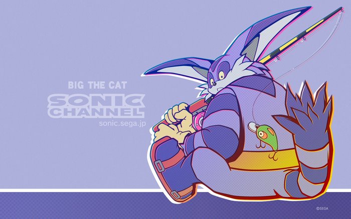 Big the Cat from Sonic The Hedgehog Sonic Channel