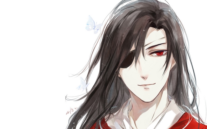 Xie Lian from Tian Guan Ci Fu with Butterflies