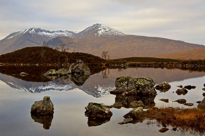 Lochan na h-Achlaise, Rannoch Moor, Scotland