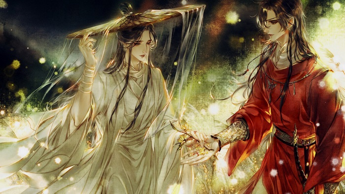 Xie Lian and San Lang from Crimson Rain Sought Flower