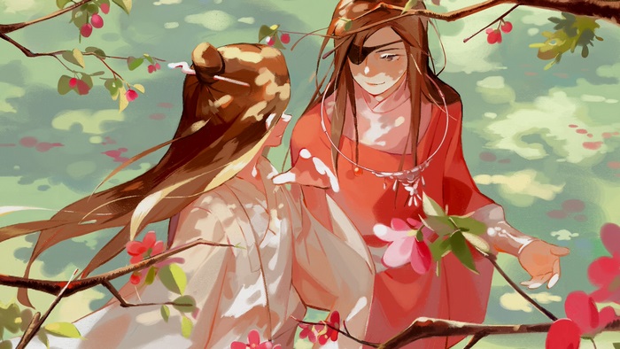 Xie Lian and Hua Cheng from Heaven Official's Blessing
