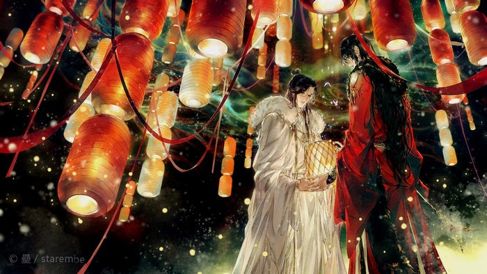 Hua Cheng and Xie Lian from Heaven Official's Blessing