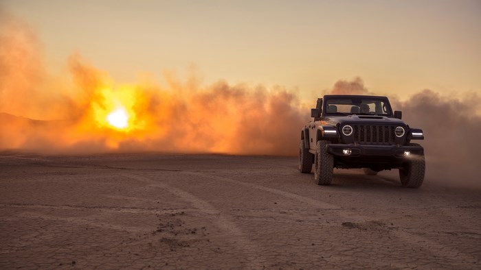 Jeep Wrangler Rubicon 392 in desert dust